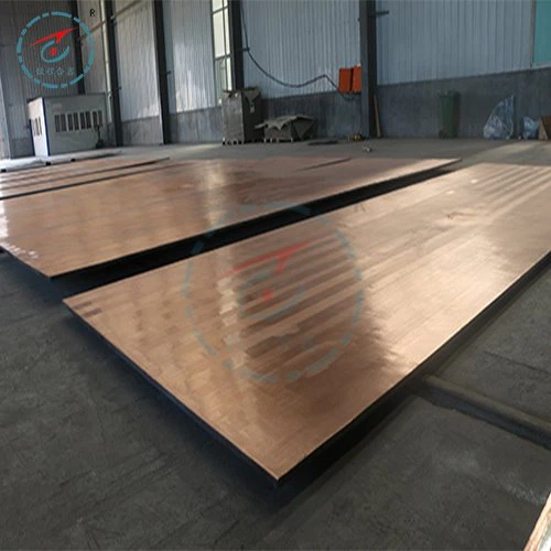 Tooj liab Clad Steel ASTM C11000